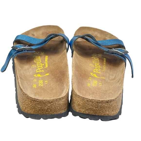 Papillio by Birkenstock Women’s Blue Slip On Sandal Size 36 US 5 - Picture 9 of 13